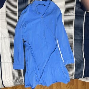 Zara Mini Dress Ruffled Hem.